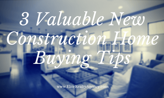 New Construction Home Buying Tips